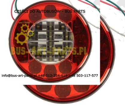 LAMPA TYŁ POZYCJA COFANIA / P/MGIELNA LUB STOP  Q-122 BOVA FUTURA MAGIQ LED