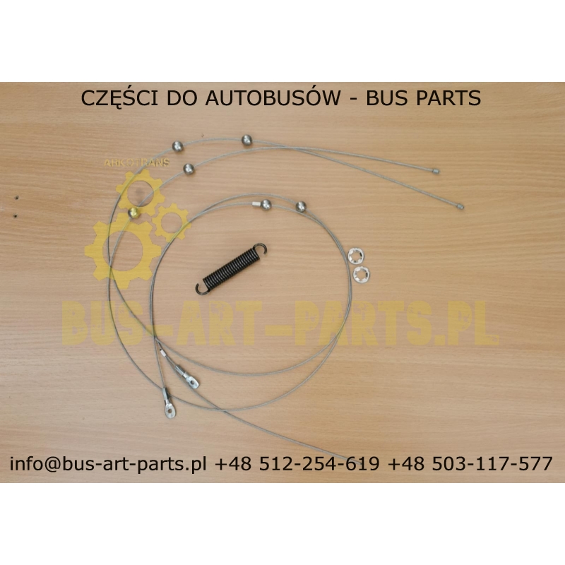 LINKA OTWIERANIA LUKU DACHOWEGO SZYBERDACHU SETRA S4.. S5.. MERCEDES TOURISMO 2006- 1301667A