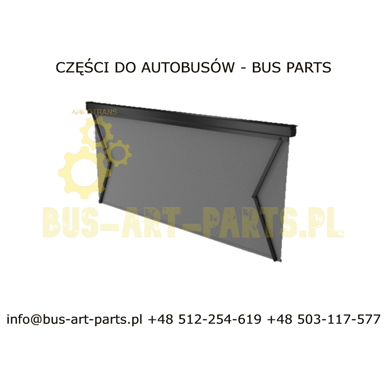 CZOŁOWA ROLETA PRZECIWSŁONECZNA MERCEDES TOURISMO 973X1000 NOŻYCOWA KOLOR ANTRACYT