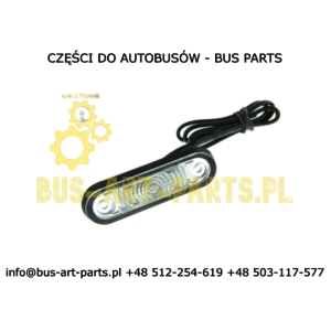 LAMPA PODŚWIETLENIA TABLICY LAMPA BIAŁA LED MERCEDES SETRA SOLBUS