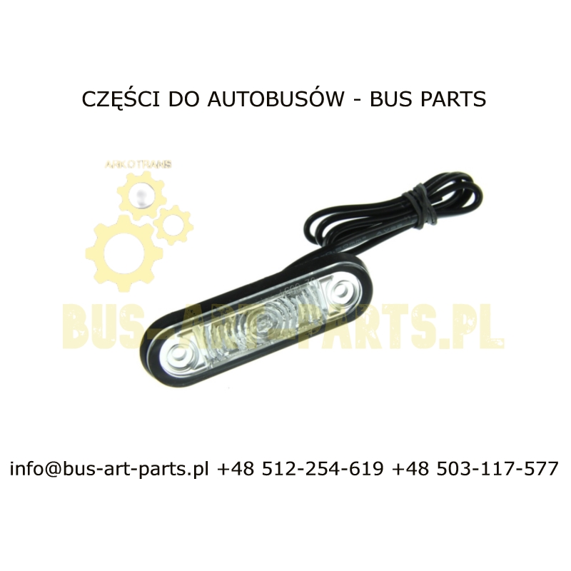 LAMPA PODŚWIETLENIA TABLICY LAMPA BIAŁA LED MERCEDES SETRA SOLBUS