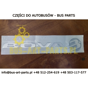 NAPIS LOGO BOVA EURO 3 PRZÓD