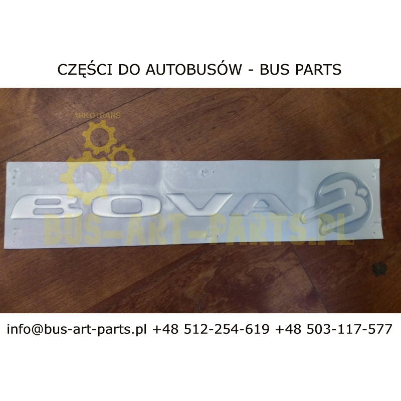 NAPIS LOGO BOVA EURO 3 PRZÓD