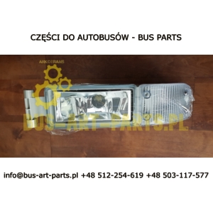 LAMPA KIERUNKOWSKAZ Z HALOGENEM PRAWA MAN A21 A23 LION R07 R08 TGA