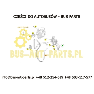 ROLKA PASKA SILNIKA 85X32 ROWKOWA SETRA S5.. HD HDH S515HD S516HD S516HD S517HD 4712020016 A4712020016