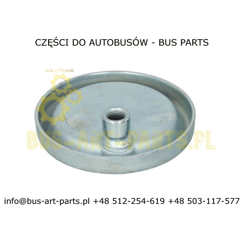 PODSTAWA PODUSZKI GÓRNA VOLVO B10 B12 VOLVO 9700 FI-130mm KOMINEK H-30MM