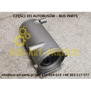 WYMIENNIK CIEPŁA WEBASTO THERMO S S230 S300 S350 ORYGINAŁ M10X1 Z OTWOREM NA CZUJNIK TYLKO NA WYLOCIE  L-388mm