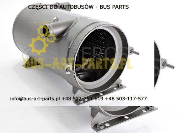 WYMIENNIK CIEPŁA WEBASTO THERMO S S230 S300 S350 ORYGINAŁ M10X1 Z 2 OTWOREMI NA CZUJNIKI  L-388mm