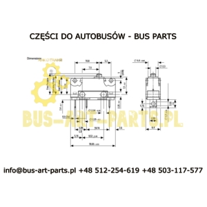 MIKROSTYCZNIK ZAMKA BOVA VDL FUTURA MAGIQ BURGESS Z BLASZKĄ  A0008212592 0008212592
