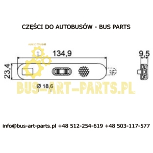 LAMPA OBRYSOWA BOVA MAGIQ MAN NEOPLAN VDL FUTURA