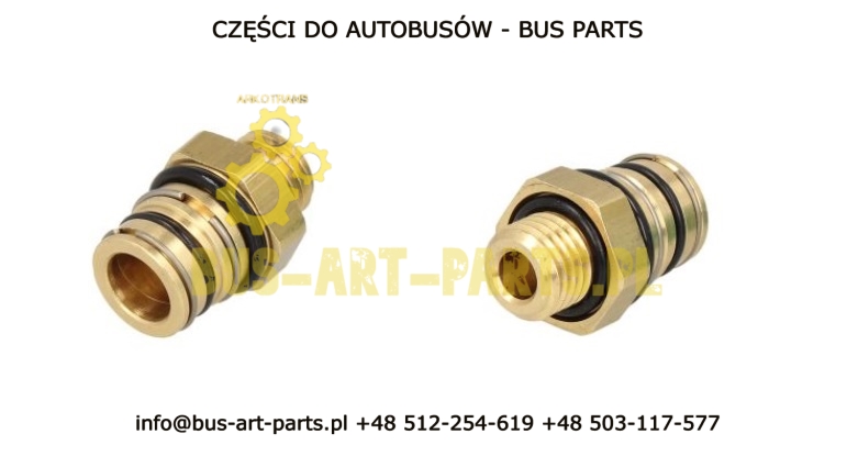 ZŁĄCZE PNEUMATYCZNE OBROTOWE RAUFOSS  P5/M12X1.5 BOVA SETRA
