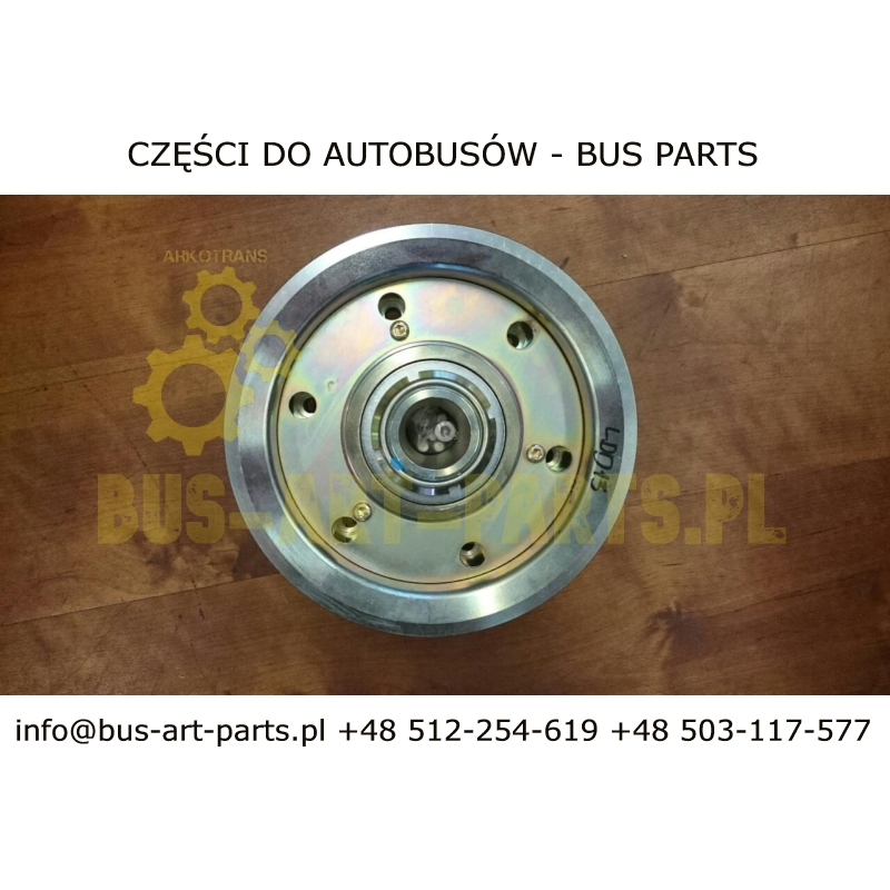KOŁO PASOWE Z TŁUMIKIEM DRGAŃ MERCEDES O350 EURO 3 OM457LA 6135500179
