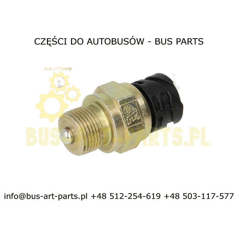 WŁĄCZNIK ŚWIATEŁ COFANIA MERCEDES O350 TRAVEGO EURO 3 SETRA S4.. BOVA VDL GWINT M20X1,5 WTYCZKA DIN 2 PINY