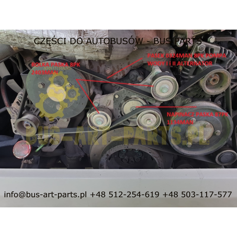 NAPINACZ PASKA KLIMATYZACJI MAN R07 R08 D20..
