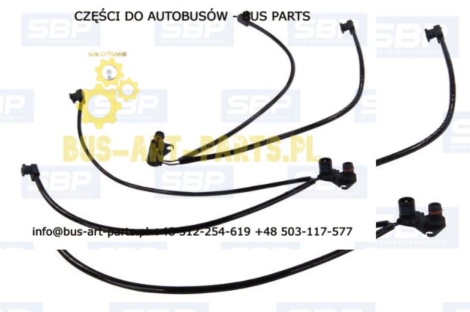 CZUJNIK KLOCKÓW HAMULCOWYCH BOVA FUTURA MAGIQ WERSJA II BOVA FUTURA MAGIQ PRZÓD TYŁ PATRZ FOTO VAN HOOL