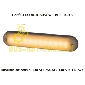 LAMPA OŚWIETLENIA WNĘTRZA 24V LED 134X27 ROZTAW OTWORÓW 116MM MOŻNA ZASTĄPIĆ LAMPĘ 1888335