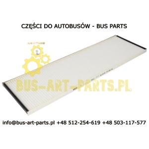 FILTR KLIMATYZACJI 492X151X26 MERCEDES O350 FL MAN R07 R08