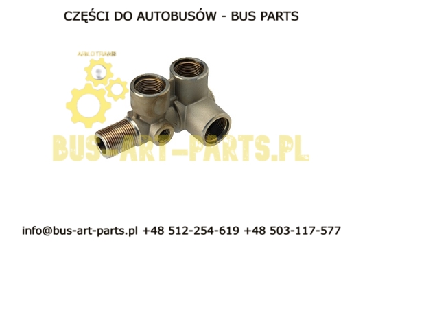 ROZDZIELACZ POWIETRZA Z ZAWOREM ZWROTNYM VOSS 3XM22 1XM12 + M22 BOVA VAN HOOL SETRA 627300280