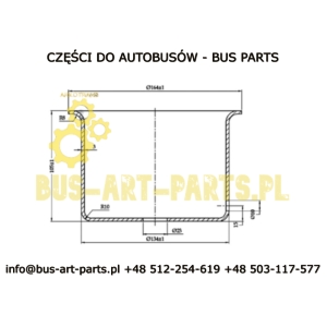 PODSTAWA PODUSZKI DELFINA SETRA S4.. S415 GT GT-HD HD HDH UL NF MERCEDES TOURISMO II TRAVEGO INTEGRO L-105 NISKA