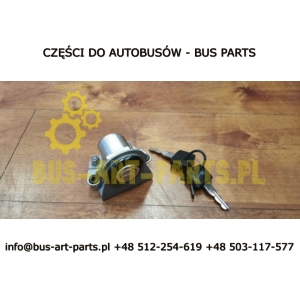 ZAMEK TYLNEJ KLAPY SETRA S4.. MAN LION COACH R02 R07 R08 NEOPLAN SCANIA HIGER TOURING ZAMIENNIK KPL Z WKŁADKĄ I DWOMA KLUCZYKAMI