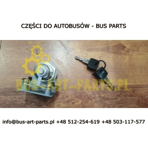 ZAMEK TYLNEJ KLAPY SETRA S4.. MAN LION COACH R02 R07 R08 NEOPLAN SCANIA HIGER TOURING ZAMIENNIK KPL Z WKŁADKĄ I DWOMA KLUCZYKAMI