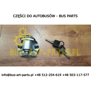 ZAMEK TYLNEJ KLAPY SETRA S4.. MAN LION COACH R02 R07 R08 NEOPLAN SCANIA HIGER TOURING ZAMIENNIK KPL Z WKŁADKĄ I DWOMA KLUCZYKAMI