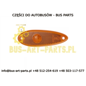 LAMPA OBRYSOWA POMARAŃCZOWA VAN HOOL 11270591 T9.. T915 T916 T917 IRIZAR PB I6 I8 LED 24V ZAMIENNIK
