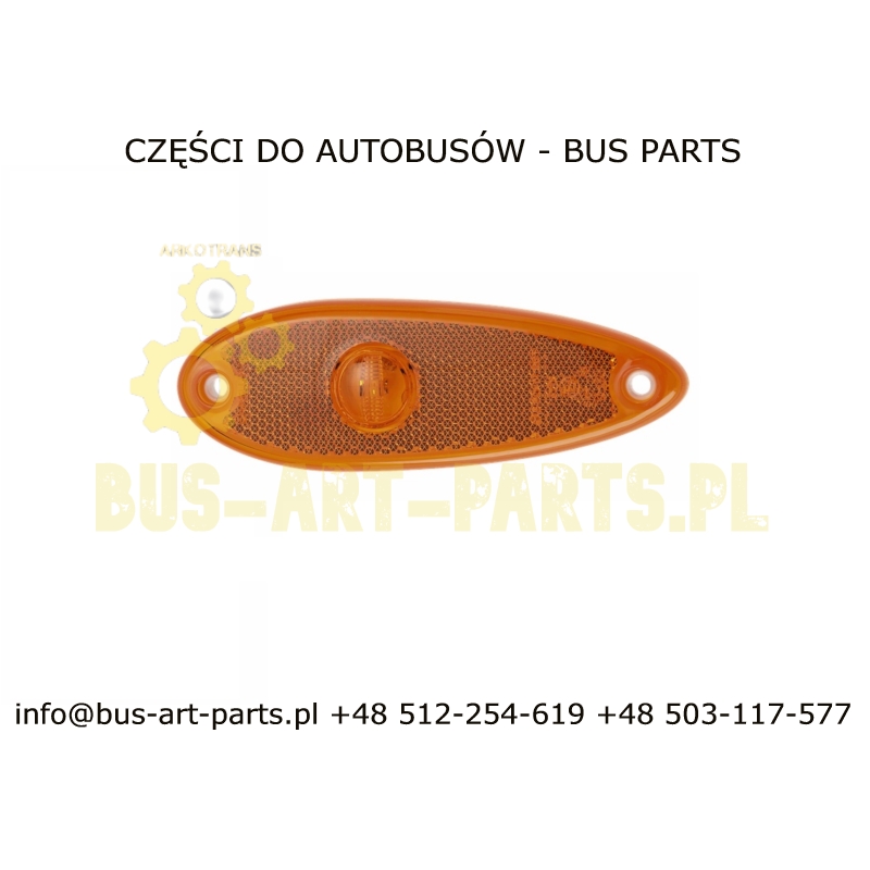 LAMPA OBRYSOWA POMARAŃCZOWA VAN HOOL 11270591 T9.. T915 T916 T917 IRIZAR PB I6 I8 LED 24V ZAMIENNIK