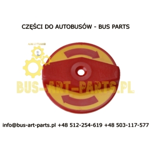 POKRĘTŁO ZAWORU AWARYJNEGO OTWIERANIA DRZWI MB O350 SETRA S4.. TRAVEGO TOURISMO - GAŁKA
