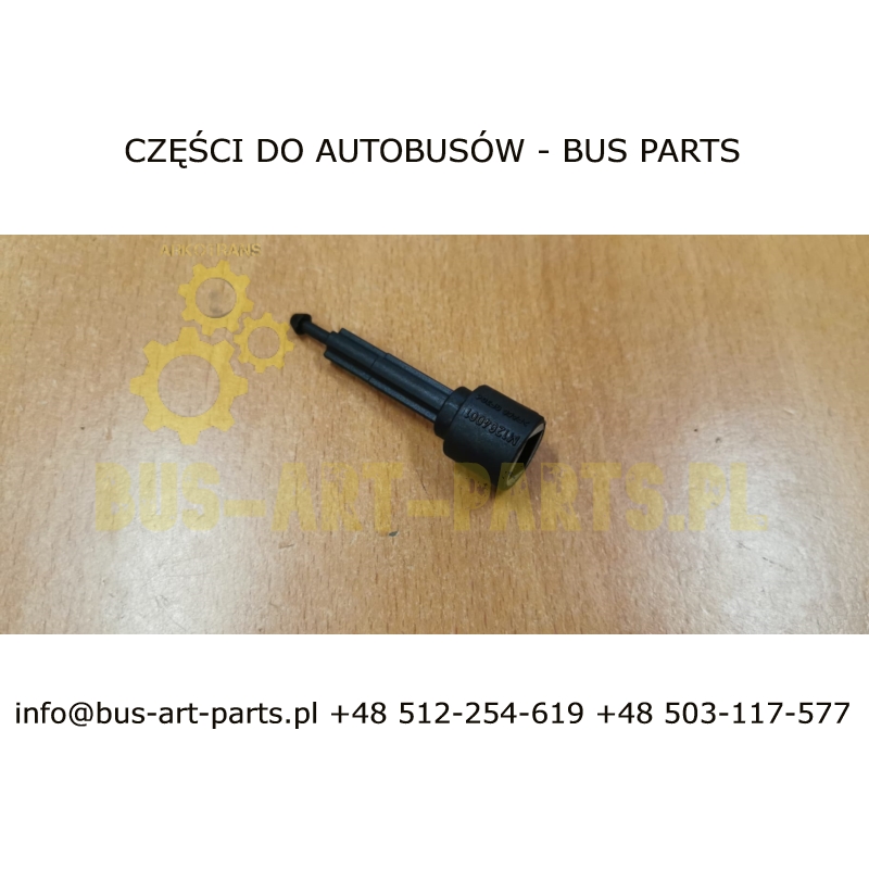OŚKA ŁĄCZNIK SILNICZKA KLAPY NAGRZEWNICY ROZDZIAŁU POWIETRZA  SETRA MERCEDES M1264001 KRÓTKI 70MM