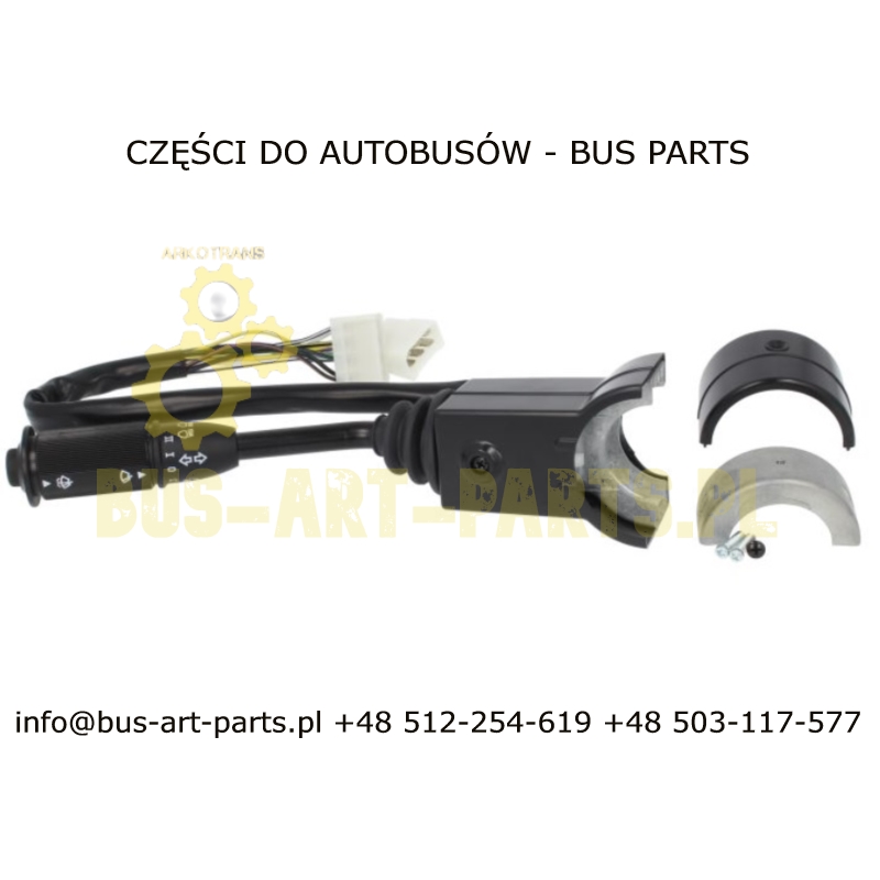 PRZEŁĄCZNIK POD KIEROWNICĄ KIERUNKOWSKAZÓW ŚWIATEŁ WYCIERACZEK SETRA S2.. S3.. BOVA NEOPLAN - PRZEŁĄCZNIK ZESPOLONY