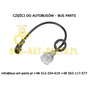 LAMPA OŚWIETLENIA W LUSTERKU VOLVO 9000 9700 9900 MAN TEMSA ZAMIENNIK