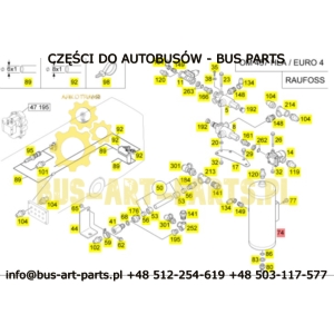 ZBIORNIK POWIETRZA SYSTEMU ADBLUE AD-BLUE SETRA S4.. S400  MERCEDES TOURISMO INTOURO EURO 4 0004300503 A0004300503