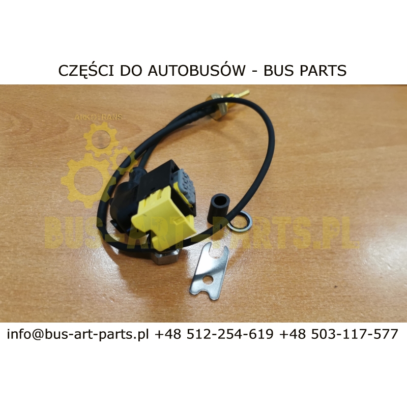 CZUJNIK TEMPERATURY VOITH SWR WODNY SETRA S5.. EURO 6 TRAVEGO TOURISMO EURO 6 WKRĘCANY OD DOŁU A0008210981 0008210981