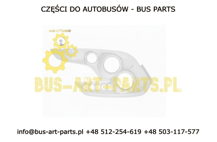 OKULAR OPRAWA REFLEKTORÓW PRAWA VDL FUTURA 2 - ZAMIENNIK DO ADAPTACJI BEZ MOCOWAŃ