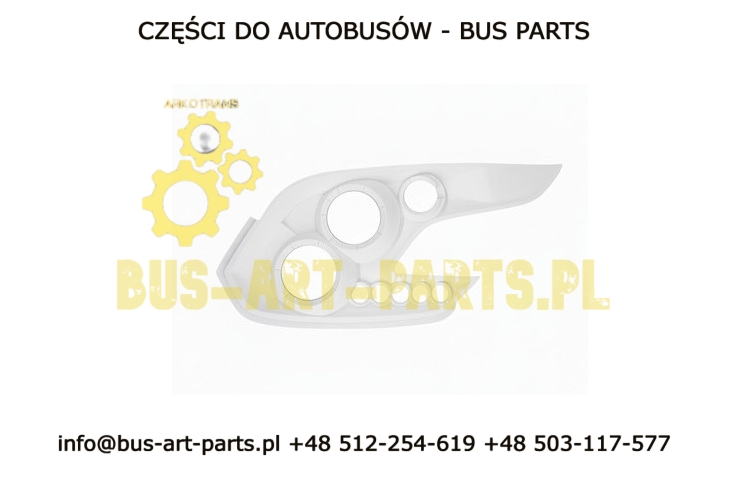 OKULAR OPRAWA REFLEKTORÓW LEWY VDL FUTURA 2 - ZAMIENNIK DO ADAPTACJI BEZ MOCOWAŃ