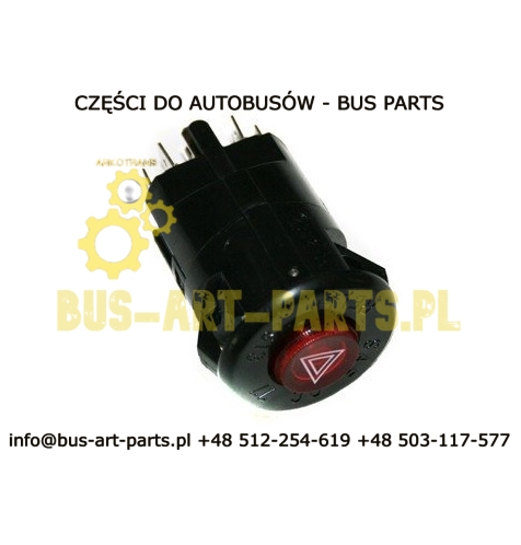 WŁĄCZNIK ŚWIATEŁ AWARYJNYCH MERCEDES SETRA NEOPLAN