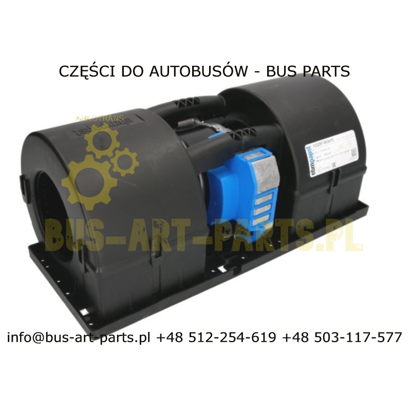 DMUCHAWA SPAL BEZSZCZOTKOWA EBM SETRA S315UL MERCEDES INTEGRO PRZEDNIEJ NAGRZEWNICY EBM VDL FUTURA II 30137886 SCANIA TOURING HI