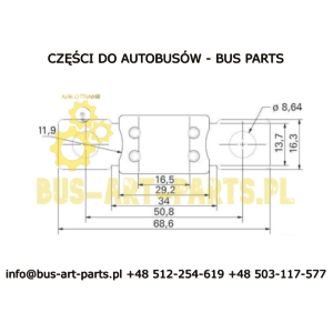 BEZPIECZNIK 400A FIOLETOWY SETRA MERCEDES BOVA