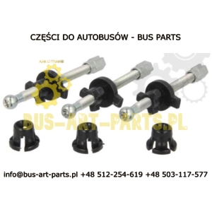 ZESTAW ŚRUB REGULACYJNYCH REFLEKTORA HELLA Q-90 SOLARIS BOVA NEOPLAN MAN
