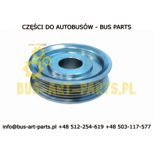 KOŁO PASOWE PASKA ALTERNATORA ŚRODKOWEGO SILNIKA 6PK 6-ROWKOWA SETRA S4.. MERCEDES TOURISMO OM457HLA GÓRNY ALTERNATOR Z PASKIEM
