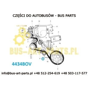 NAPINACZ PASKA KLIMATYZACJI BOVA EURO 5 20314434 30207783