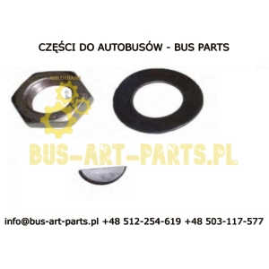 ZESTAW MONTAŻOWY KOŁA PASOWEGO ALTERNATORA MERCEDES TRAVEGO SETRA S4.. OM457 OM502 EURO 3 EURO 4 EURO 5 MAN NAKRĘTKA KLIN PODKŁA