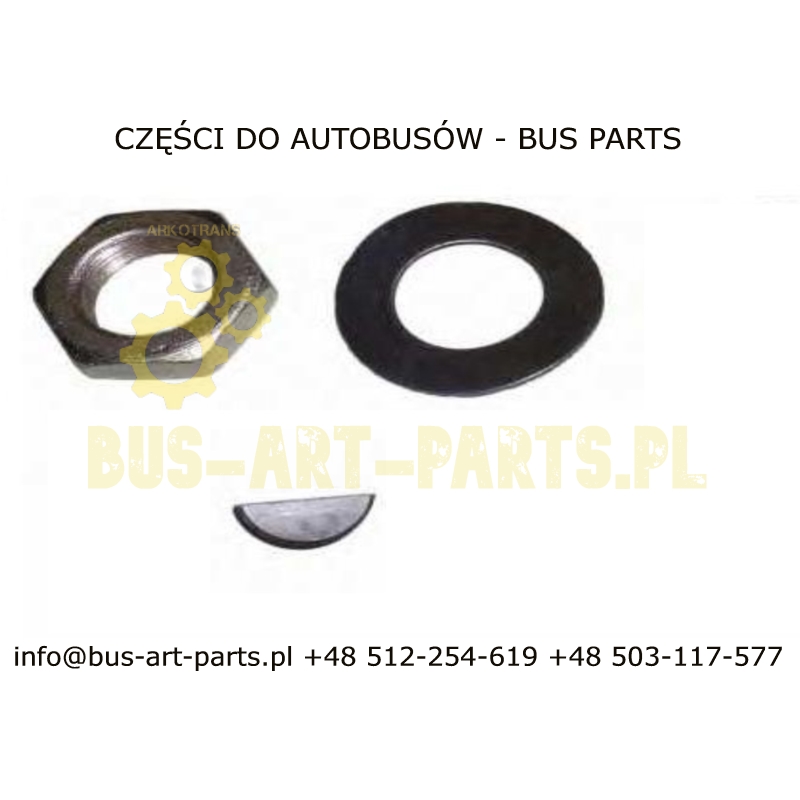 ZESTAW MONTAŻOWY KOŁA PASOWEGO ALTERNATORA MERCEDES TRAVEGO SETRA S4.. OM457 OM502 EURO 3 EURO 4 EURO 5 MAN NAKRĘTKA KLIN PODKŁA