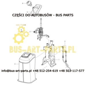 LINKA ZMIANY BIEGÓW VDL EURO 4 5  SKRZYNIA MERCEDES VDL BOVA E4 3 OSIE SKRZYNIA MERCEDES GO210 FHD2139
