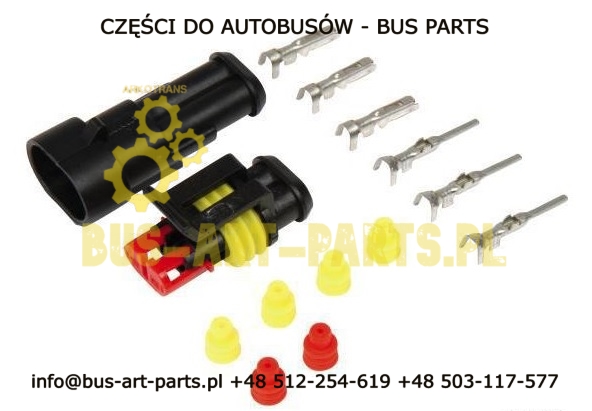 WTYCZKA HERMETYCZNA 2 PIN SETRA S4..  MERCEDES CITARO