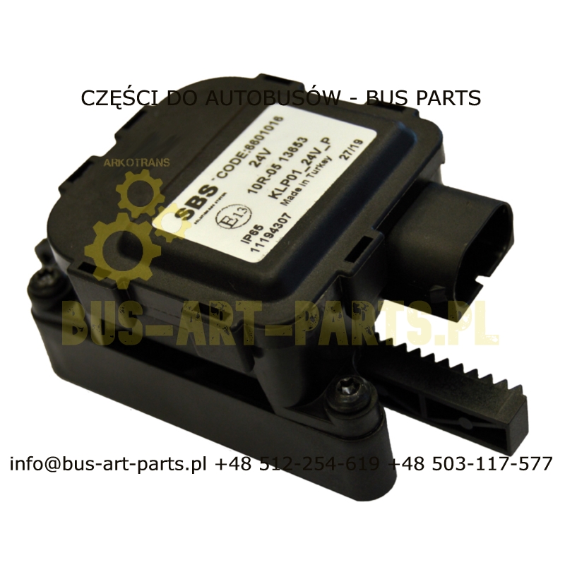 MECHANIZM SILNIKA NASTAWCZEGO KLAP KLIMATYZACJI IRIZAR 590174 SBS 6601016