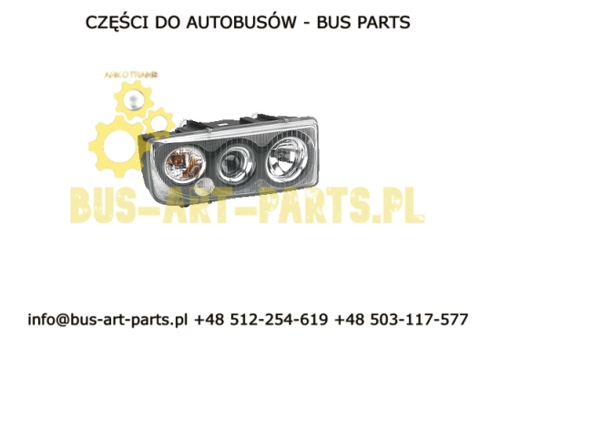 REFLEKTOR PRZÓD PRAWY MERCEDES O350 PO LIFCIE 2000-  ORYGINAŁ FIRMY FARBA