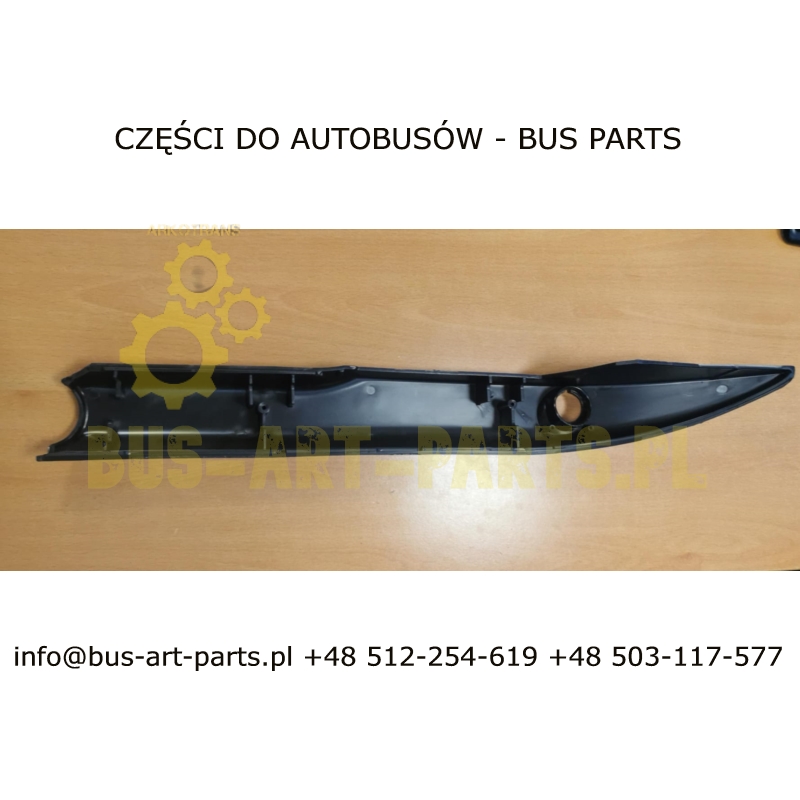 OBUDOWA LUSTERKA LEWA SETRA S415 S416 HD HDH Z OTWOREM NA  LAMPKĘ OŚWIETLENIA WNĘTRZA A6298110318 6298110318