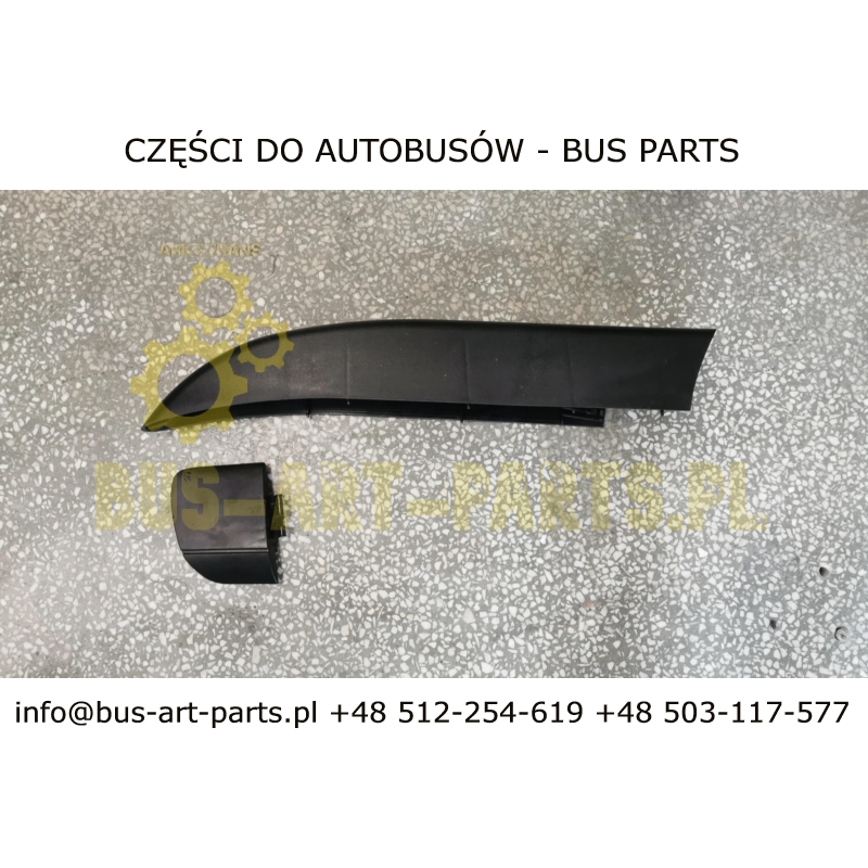 OBUDOWA LUSTERKA PRZEDNIA GÓRNA LEWA SETRA S4.. S400 A6298110218  6298110218